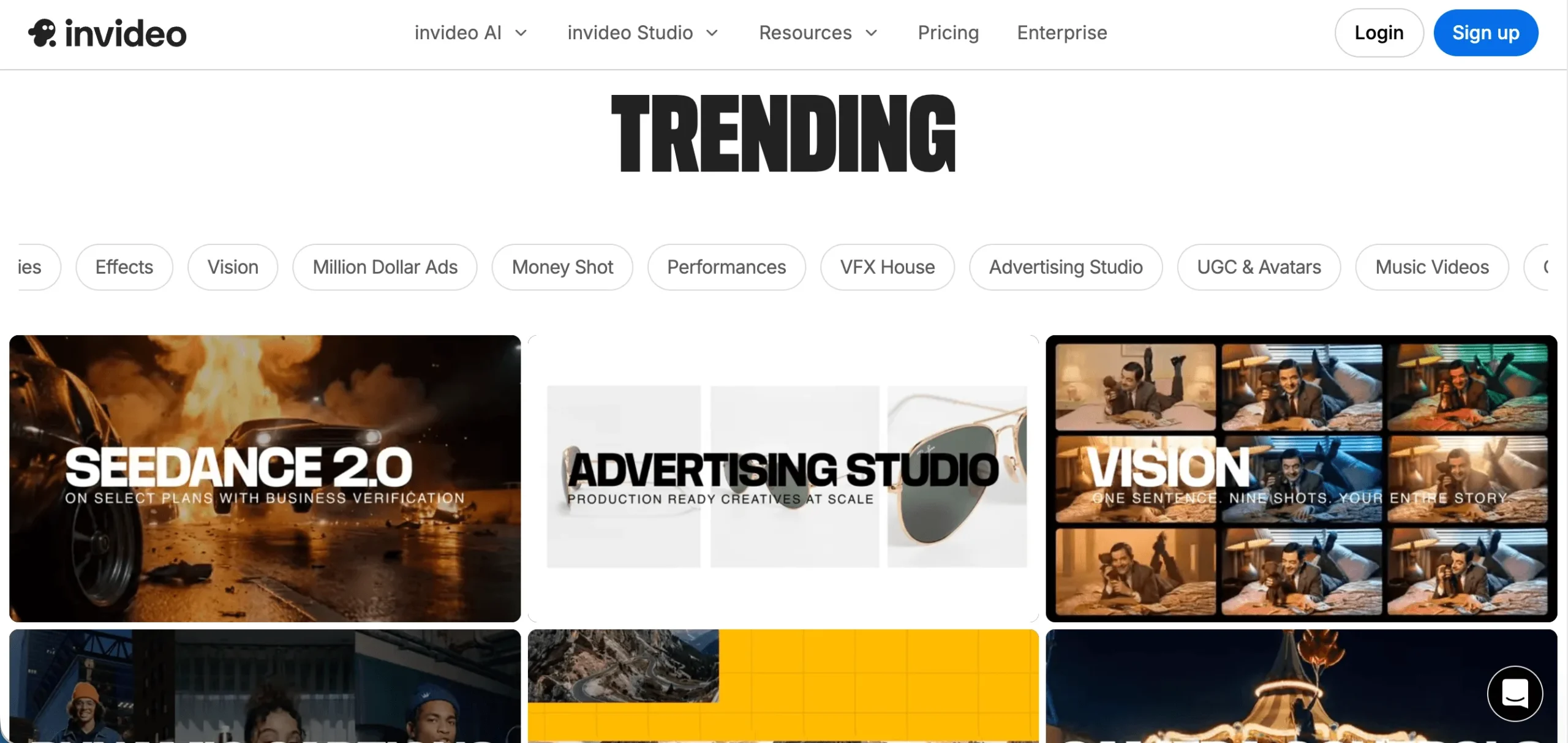 InVideo AI Interface