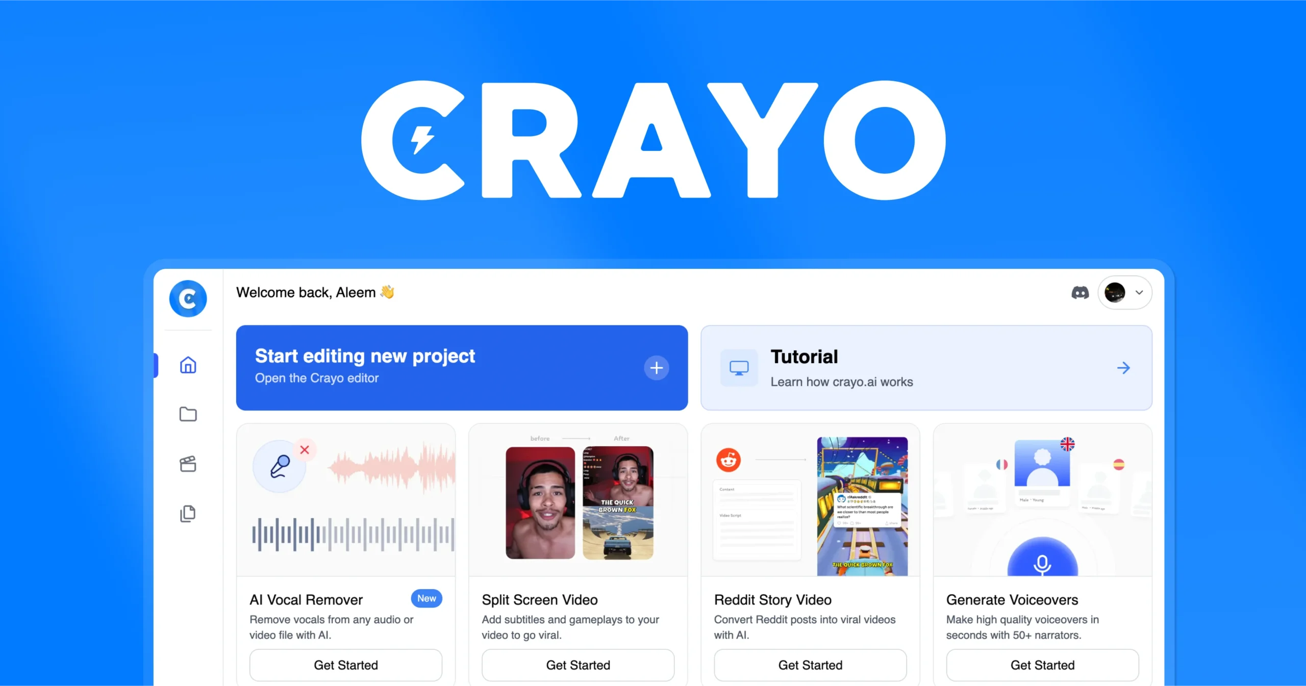Crayo.ai Interface