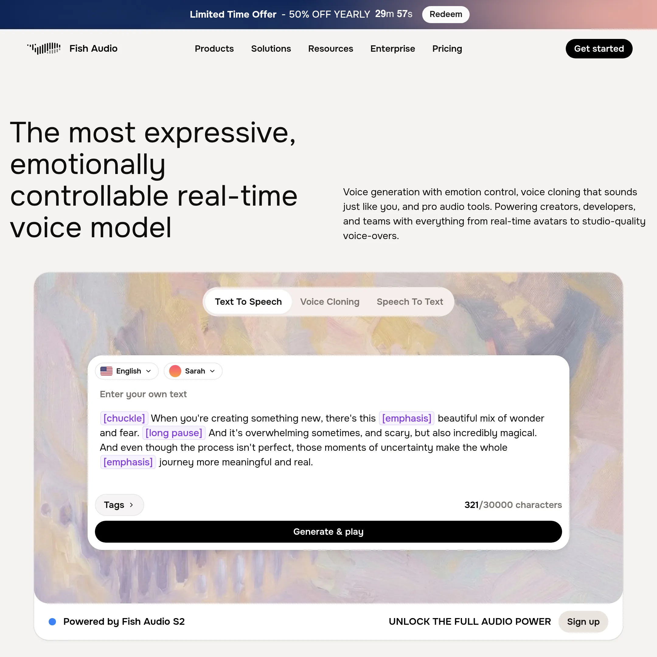 Fish Audio Dashboard