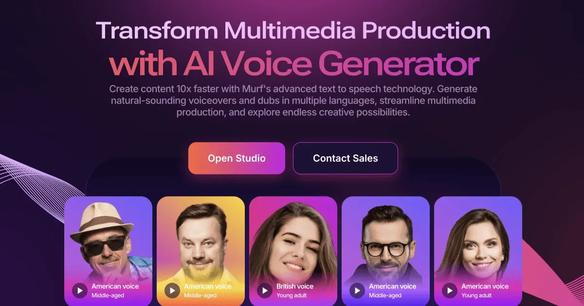 Murf AI Interface